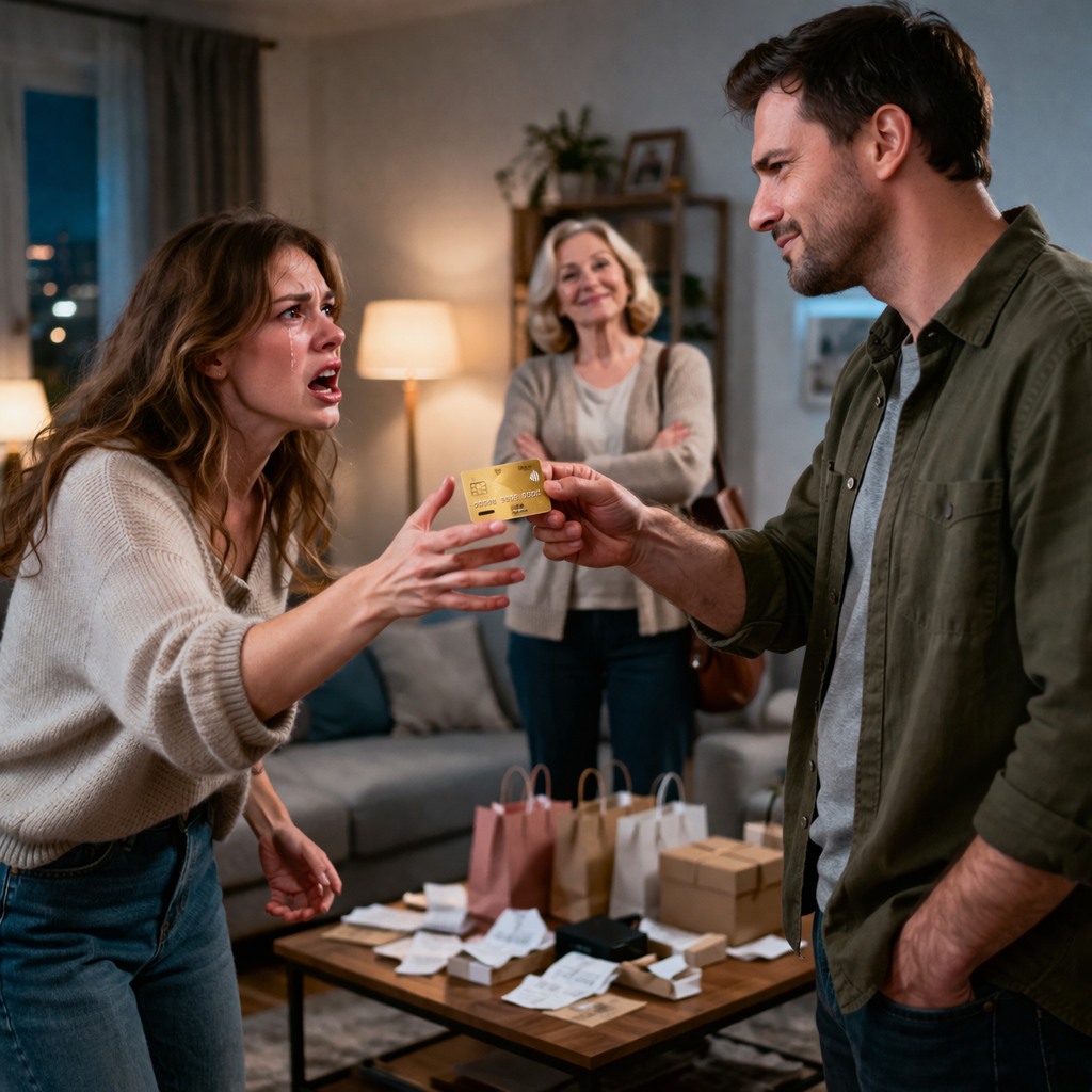 Ты слишком много тратишь на себя! Поэтому я отдал твою карту маме, так будет спокойнее, — сказал муж, не спрашивая