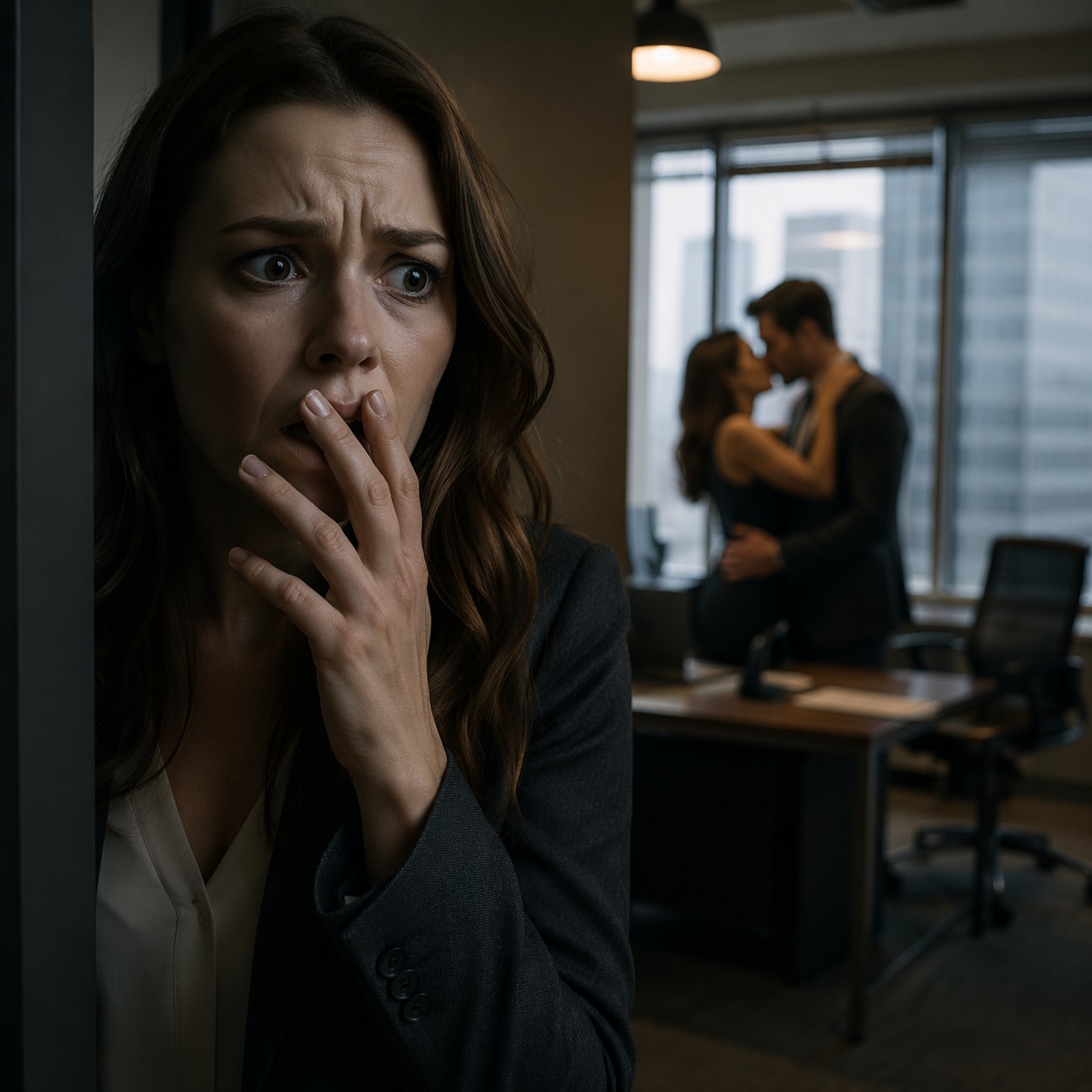 Забежала к мужу в офис без предупреждения и увидела то, что не должна была.