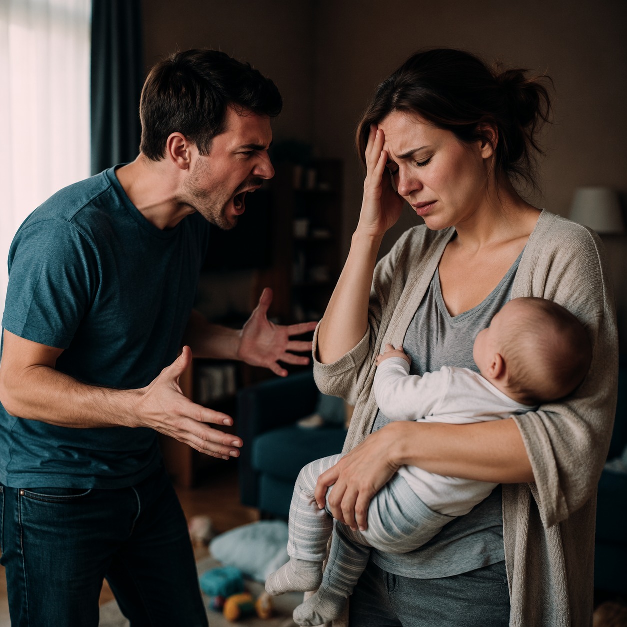 Ты дома сидишь, не работаешь, тебе легко! – Прикрикнул на жену, а потом горько сожалел