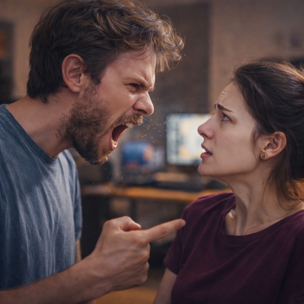 Ты что, опять принесла эти копейки?! Я же русским языком сказал: мне нужен новый игровой монитор, чтобы я мог нормально расслабляться